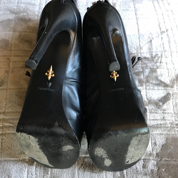 Pour La Victoire Genuine Leather Black Boots - Picture 10 of 10